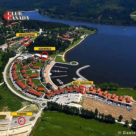 Apartmanhotel Rezidence Club Canada Lipno Sauna Wifi Parking Lipno nad Vltavou